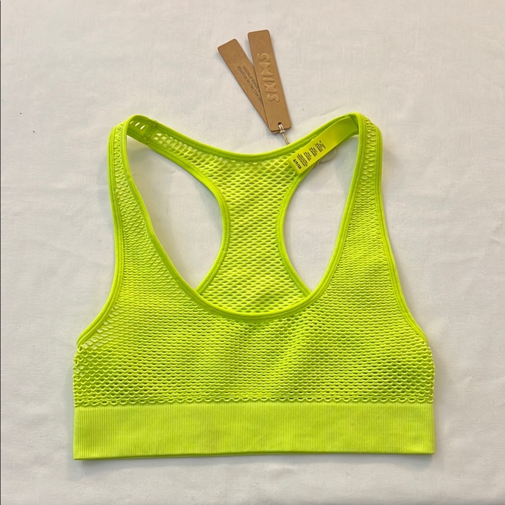 SKIMS PERFORATED SEAMLESS RACERBACK SCOOP BRALETTE